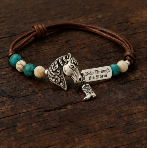 Limited Time Last Day 50% OFF-2026 New Year's Gift-Ride Through the Storm Bracelet